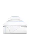 Pratesi Tre Righe Duvet Cover, Twin In White/light Blue