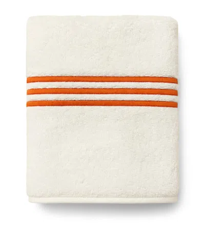 Pratesi Tre Righe Face Cloth In White