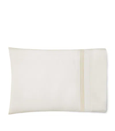 Pratesi Tre Righe King Pillowcase In White