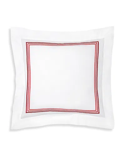 Pratesi Tre Righe Ombre Continental Euro Sham In White