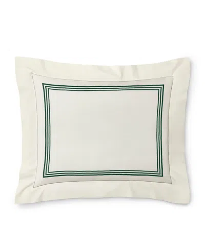 Pratesi Tre Righe Pillowcase In Green