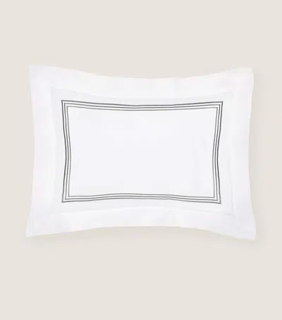 Pratesi Tre Righe Pillowcase In Grey