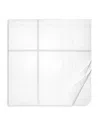 Pratesi Tre Righe Quiltino, Queen In White/sage