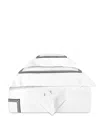 Pratesi Tre Righe Splendore Duvet Cover, King In White/black