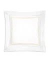 Pratesi Tre Righe Splendore Euro Sham In White/beige