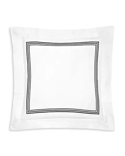 Pratesi Tre Righe Splendore Euro Sham In White/black
