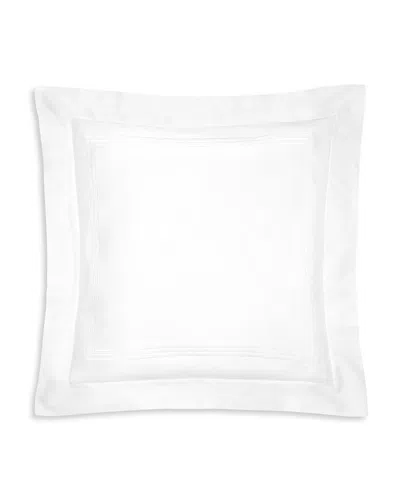 Pratesi Tre Righe Splendore Euro Sham In White/white
