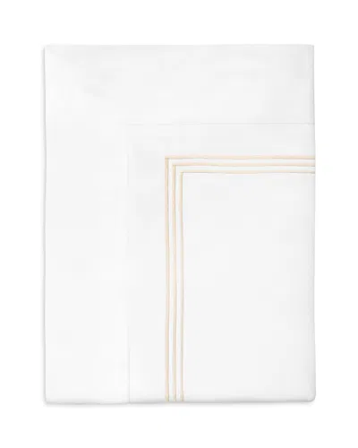 Pratesi Tre Righe Splendore Flat Sheet, King In White