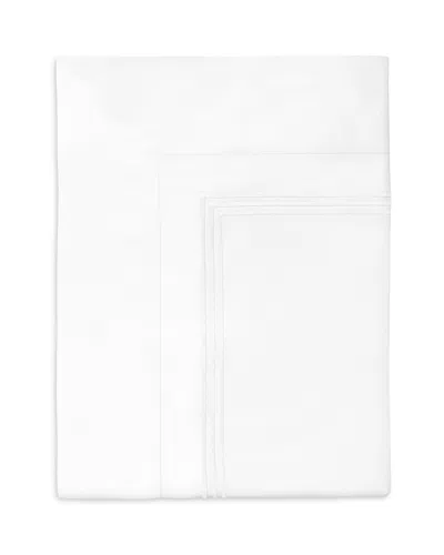 Pratesi Tre Righe Splendore Flat Sheet, Twin In White/white