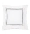 Pratesi Tre Righe Square Oxford Pillowcase In Grey