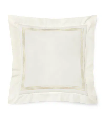 Pratesi Tre Righe Square Pillowcase In White