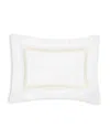 Pratesi Tre Righe Standard Sham In White/beige