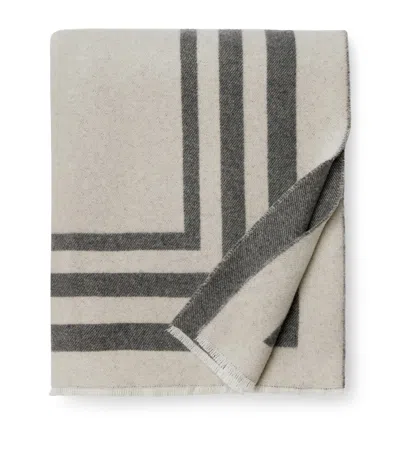 Pratesi Tre Righe Throw In Gray