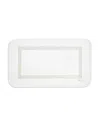 Pratesi Tre Righe Tub Mat In White/sage