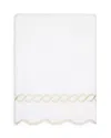 Pratesi Treccia Bath Sheet In White/beige
