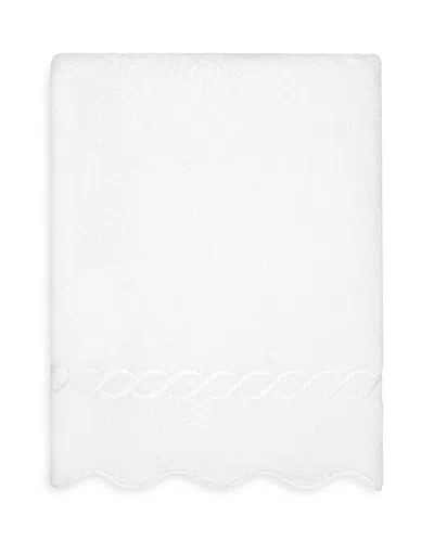 Pratesi Treccia Bath Sheet In White/white