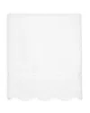 Pratesi Treccia Bath Towel In White/medium Blue