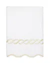 Pratesi Treccia Hand Towel In White/beige