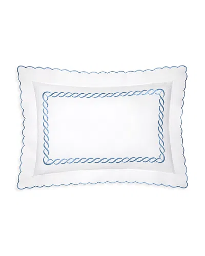 Pratesi Treccia King Sham In Blue