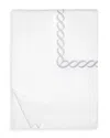 Pratesi Treccia Moderno Duvet Cover, Twin In White/sterling