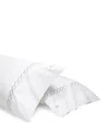 Pratesi Treccia Moderno Pillowcase, Standard, Set Of 2 In White/sterling