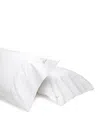 Pratesi Treccia Moderno Pillowcase, Standard, Set Of 2 In White/white