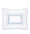 Pratesi Treccia Oxford Pillowcase In Blue