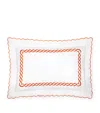 Pratesi Treccia Oxford Pillowcase In Orange