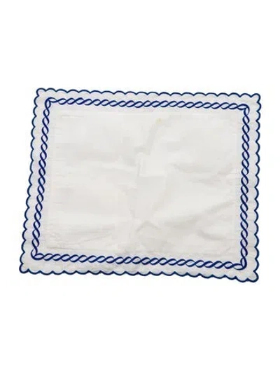 Pre-owned Pratesi Treccia Pillow Case In White