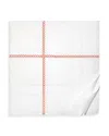 Pratesi Treccia Quiltino, King In White/orange