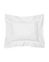 Pratesi Treccia Splendore Boudoir Sham In White