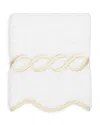 Pratesi Treccia Washcloth In White/beige