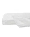 Pratesi Vittoria Flat Sheet, Full Queen In White
