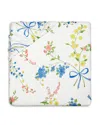 Pratesi Vivaio Fitted Sheet, Queen In White/medium Blue