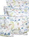 Pratesi Vivaio Queen Sham In White/medium Blue