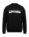 Pray For Us Man Sweatshirt Black Size M Cotton In Black