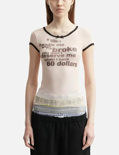Praying 60 Dollars Sheer Top