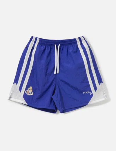 Praying Athletic Men's Shorts Blue In Blue/蓝色/藍色/블루/ブルー