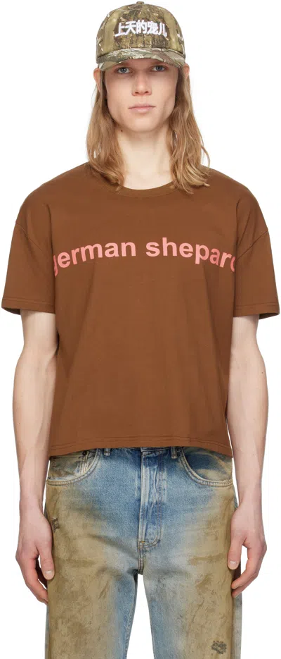 Praying Brown 'german Shepherd' T-shirt