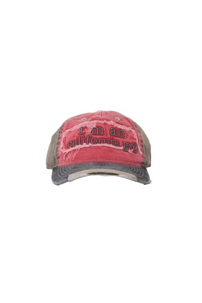 Praying Californian Gril Hat Red