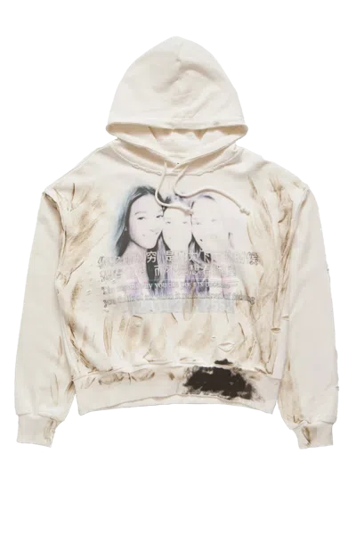 Praying Chinese Farmer Hoodie White