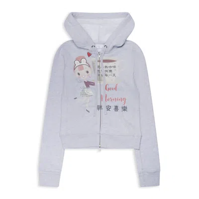 Praying Coffee Hoodie Grey In Gray