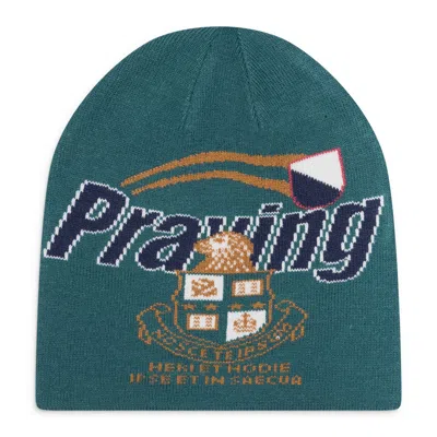 Praying Crest Beanie Green
