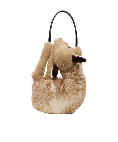 Praying Deer Bag In Brown