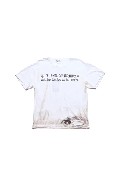 Praying Dirty Maps Tee White