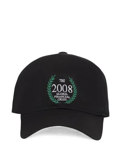 Praying Financial Crisis Baseball Cap In Black
