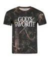 Praying Womens Slogan-print Relaxed-fit Cotton T-shirt Multi In Multi-color