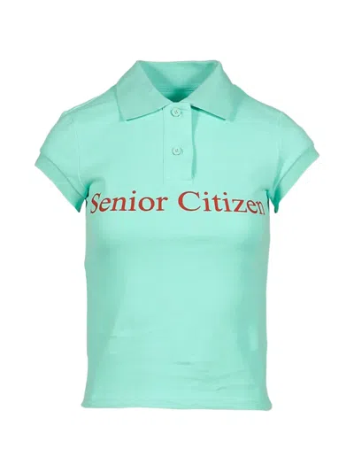 Praying Graphic-print Polo Shirt In Green
