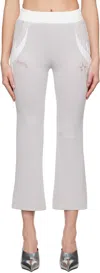 Praying Gray Track Lounge Pants In Grey