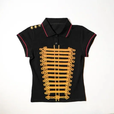 Praying Marching Band Womens Polo Black